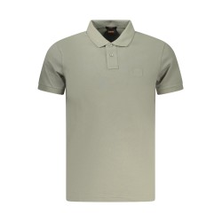 BOSS POLO MANICHE CORTE UOMO VERDE