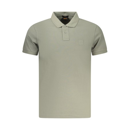 BOSS POLO MANICHE CORTE UOMO VERDE