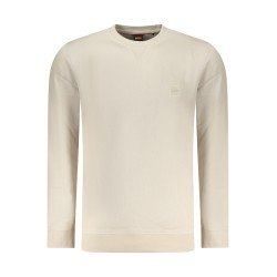 BOSS FELPA SENZA ZIP UOMO BEIGE