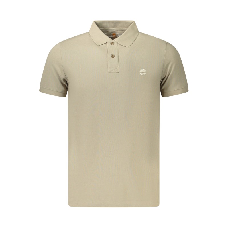 TIMBERLAND POLO MANICHE CORTE UOMO BEIGE