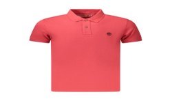 TIMBERLAND POLO MANICHE CORTE UOMO ROSSO