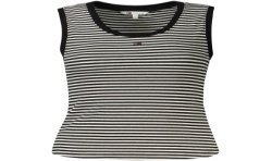 TOMMY HILFIGER CANOTTA DONNA NERO