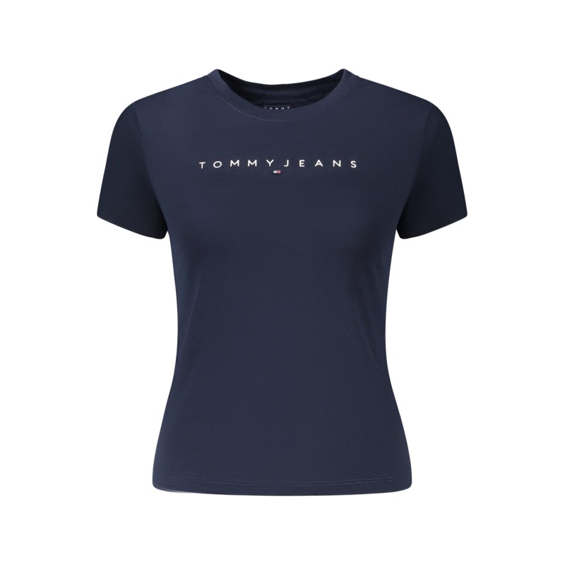 TOMMY HILFIGER T-SHIRT MANICHE CORTE DONNA BLU