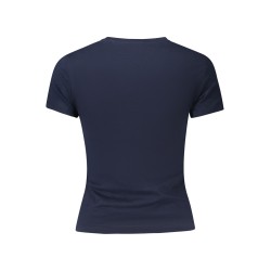 TOMMY HILFIGER T-SHIRT MANICHE CORTE DONNA BLU