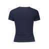 TOMMY HILFIGER T-SHIRT MANICHE CORTE DONNA BLU