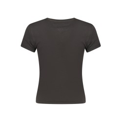 TOMMY HILFIGER T-SHIRT MANICHE CORTE DONNA NERO