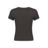 TOMMY HILFIGER T-SHIRT MANICHE CORTE DONNA NERO