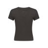 TOMMY HILFIGER T-SHIRT MANICHE CORTE DONNA NERO
