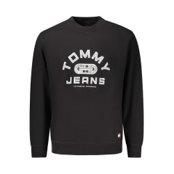 TOMMY HILFIGER FELPA SENZA ZIP UOMO NERO