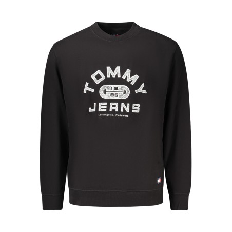 TOMMY HILFIGER FELPA SENZA ZIP UOMO NERO