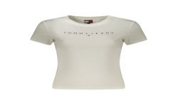 TOMMY HILFIGER T-SHIRT MANICHE CORTE DONNA BIANCO