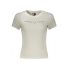 TOMMY HILFIGER T-SHIRT MANICHE CORTE DONNA BIANCO