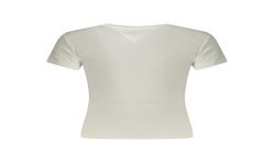 TOMMY HILFIGER T-SHIRT MANICHE CORTE DONNA BIANCO