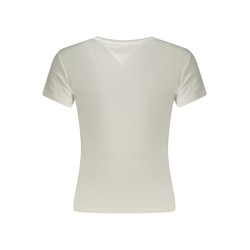 TOMMY HILFIGER T-SHIRT MANICHE CORTE DONNA BIANCO