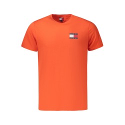 TOMMY HILFIGER T-SHIRT MANICHE CORTE UOMO ARANCIO