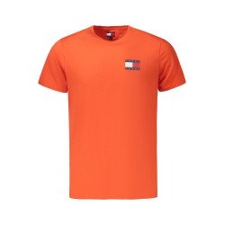 TOMMY HILFIGER T-SHIRT MANICHE CORTE UOMO ARANCIO