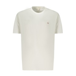 CALVIN KLEIN T-SHIRT MANICHE CORTE UOMO BIANCO