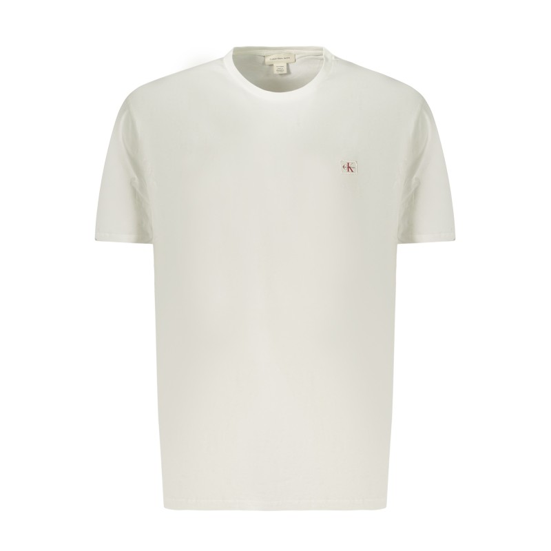 CALVIN KLEIN T-SHIRT MANICHE CORTE UOMO BIANCO