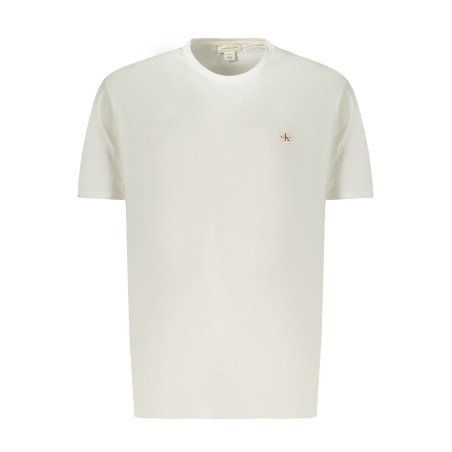 CALVIN KLEIN T-SHIRT MANICHE CORTE UOMO BIANCO