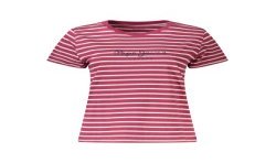 PEPE JEANS T-SHIRT MANICHE CORTE DONNA VIOLA