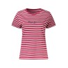 PEPE JEANS T-SHIRT MANICHE CORTE DONNA VIOLA