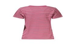 PEPE JEANS T-SHIRT MANICHE CORTE DONNA VIOLA