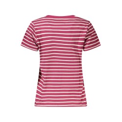 PEPE JEANS T-SHIRT MANICHE CORTE DONNA VIOLA