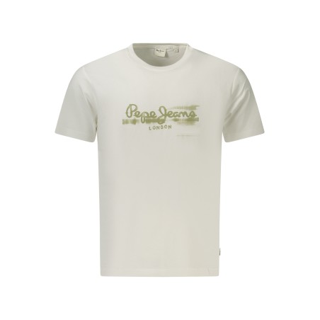 PEPE JEANS T-SHIRT MANICHE CORTE UOMO BIANCO