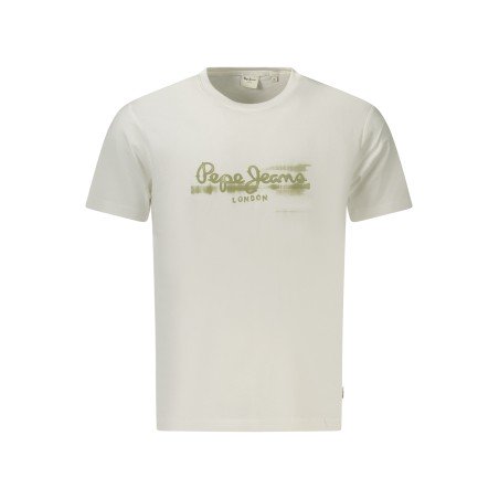 PEPE JEANS T-SHIRT MANICHE CORTE UOMO BIANCO
