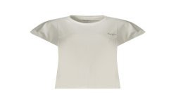 PEPE JEANS T-SHIRT MANICHE CORTE DONNA BIANCO
