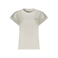PEPE JEANS T-SHIRT MANICHE CORTE DONNA BIANCO
