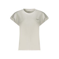 PEPE JEANS T-SHIRT MANICHE CORTE DONNA BIANCO