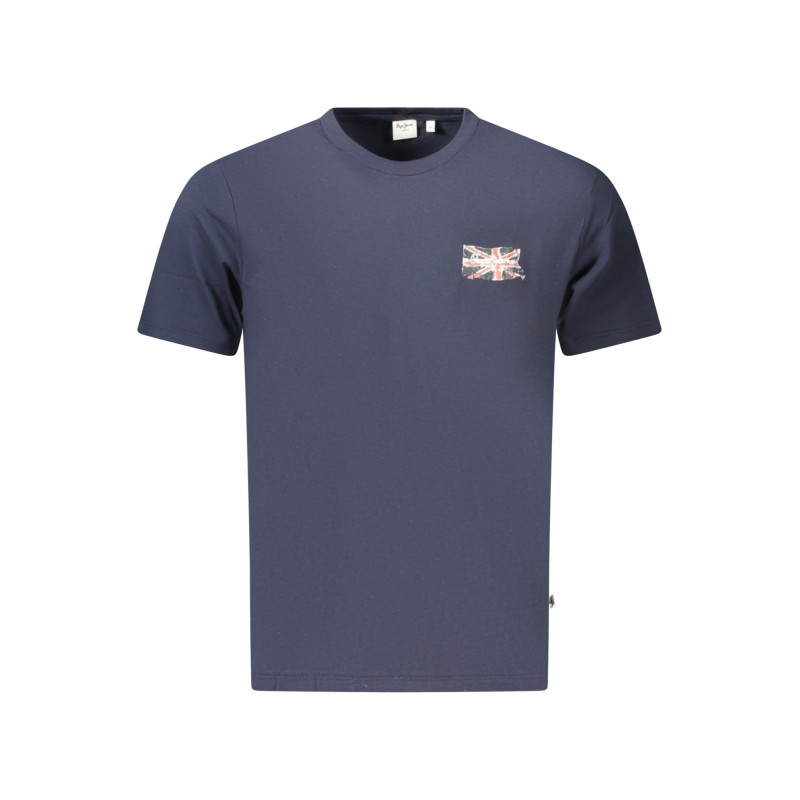 PEPE JEANS T-SHIRT MANICHE CORTE UOMO BLU