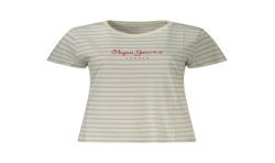PEPE JEANS T-SHIRT MANICHE CORTE DONNA BIANCO