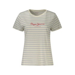 PEPE JEANS T-SHIRT MANICHE CORTE DONNA BIANCO