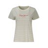 PEPE JEANS T-SHIRT MANICHE CORTE DONNA BIANCO