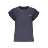 PEPE JEANS T-SHIRT MANICHE CORTE DONNA BLU