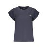 PEPE JEANS T-SHIRT MANICHE CORTE DONNA BLU
