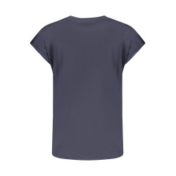 PEPE JEANS T-SHIRT MANICHE CORTE DONNA BLU