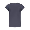 PEPE JEANS T-SHIRT MANICHE CORTE DONNA BLU