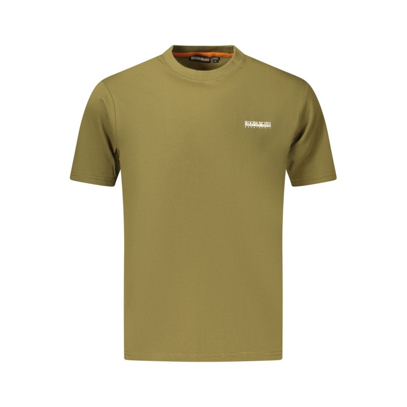 NAPAPIJRI T-SHIRT MANICHE CORTE UOMO VERDE