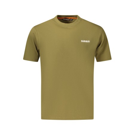NAPAPIJRI T-SHIRT MANICHE CORTE UOMO VERDE