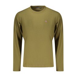 NAPAPIJRI T-SHIRT MANICHE LUNGHE UOMO VERDE