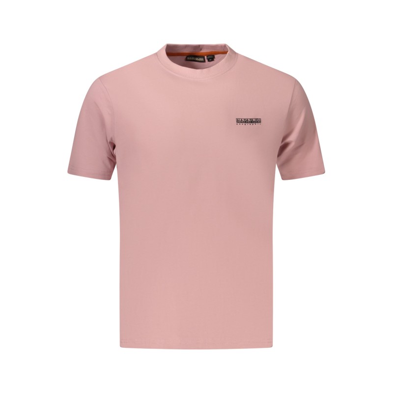 NAPAPIJRI T-SHIRT MANICHE CORTE UOMO ROSA