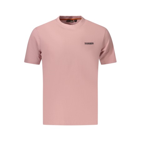 NAPAPIJRI T-SHIRT MANICHE CORTE UOMO ROSA