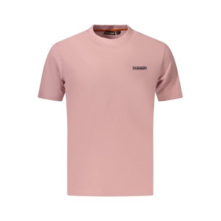 NAPAPIJRI T-SHIRT MANICHE CORTE UOMO ROSA