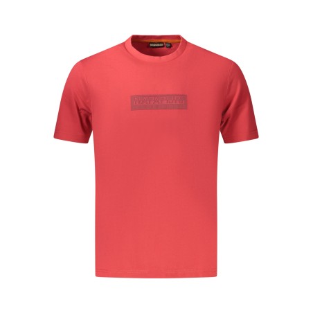 NAPAPIJRI T-SHIRT MANICHE CORTE UOMO ROSSO