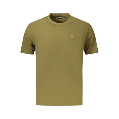 NAPAPIJRI T-SHIRT MANICHE CORTE UOMO VERDE