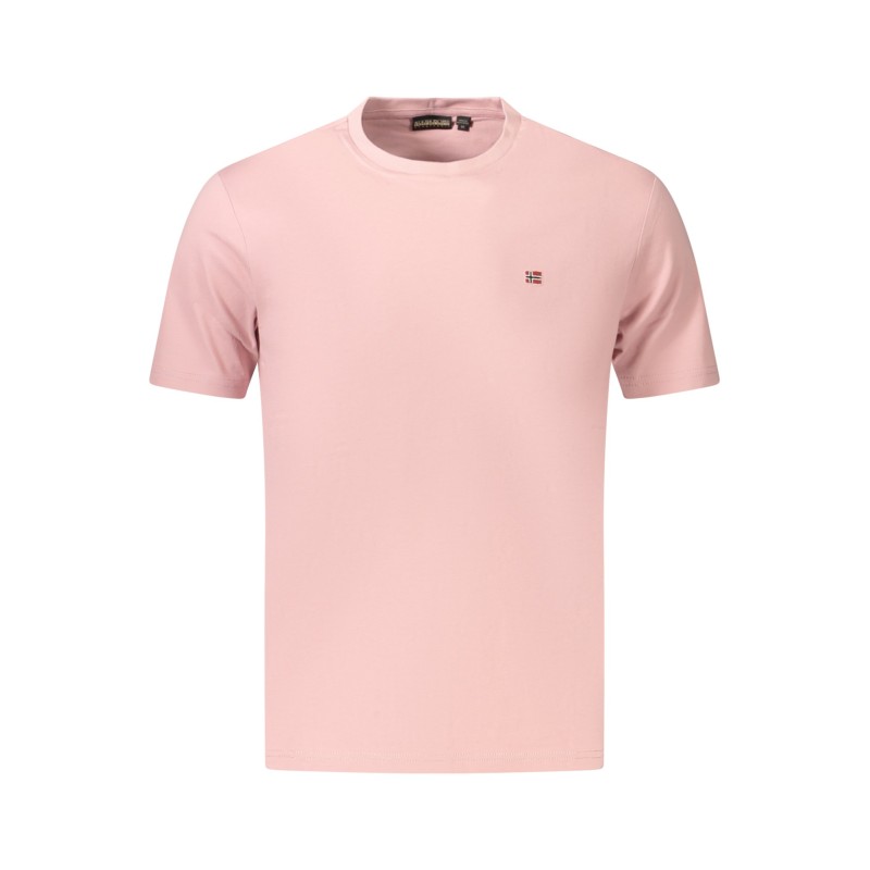 NAPAPIJRI T-SHIRT MANICHE CORTE UOMO ROSA