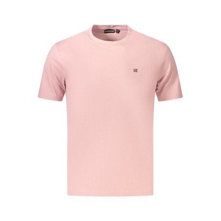 NAPAPIJRI T-SHIRT MANICHE CORTE UOMO ROSA
